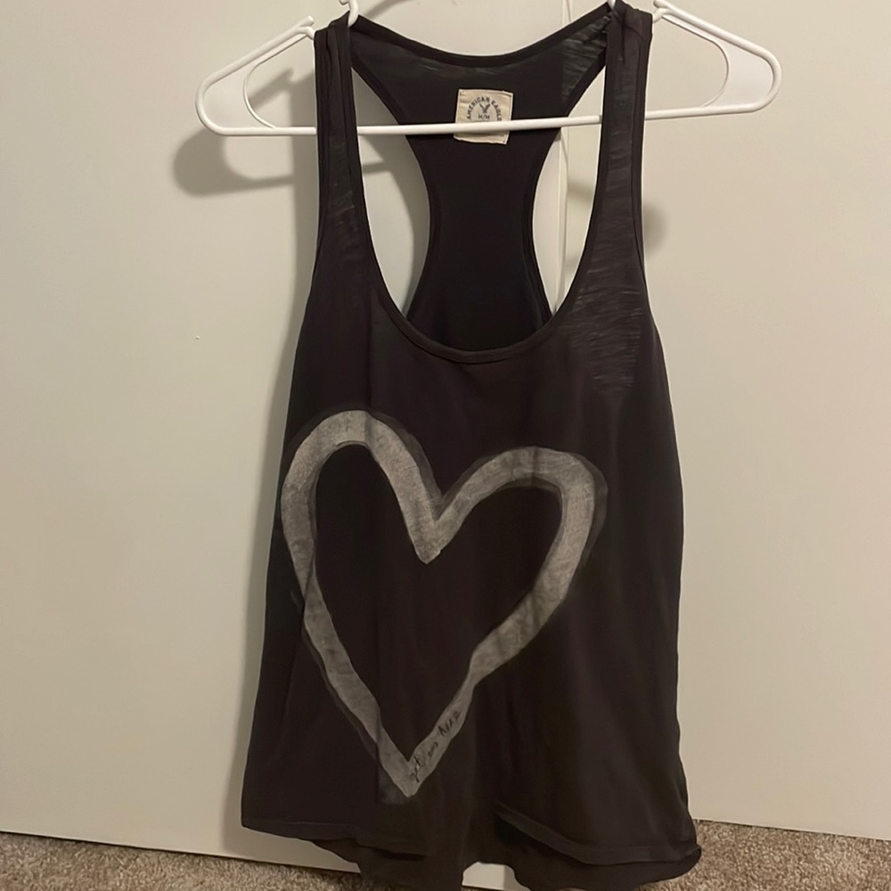 Gray American Eagle tank top